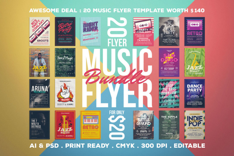 music-flyer-bundle