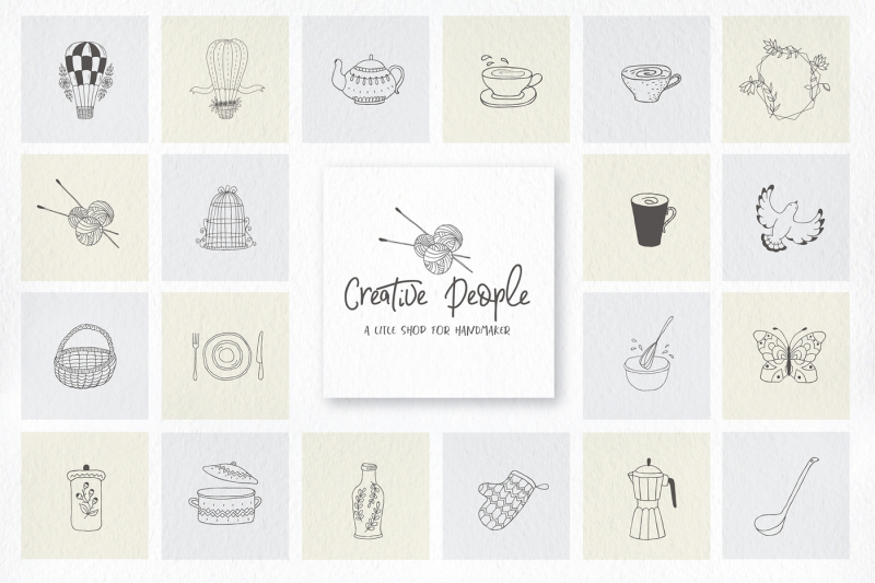 100-hand-drawn-design-elements-logos