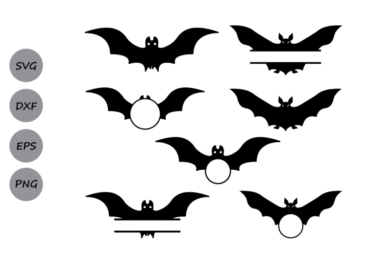 halloween-bats-svg-halloween-svg-bats-monogram-svg-bats-silhouette