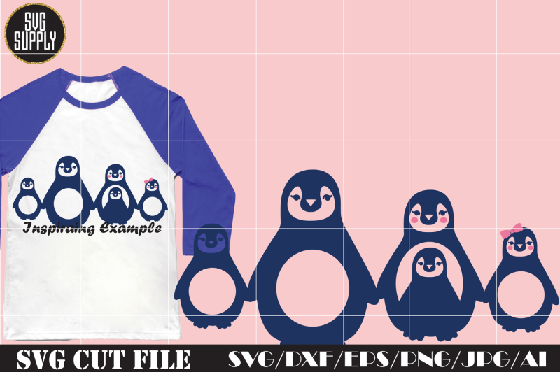 family-penguin-svg-cut-file
