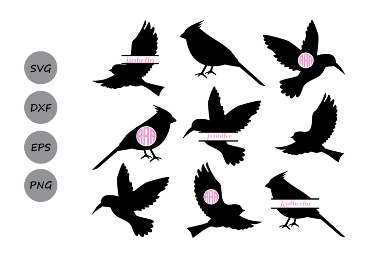 birds-svg-cut-files-birds-monogram-svg-hummingbirds-svg-birds-svg