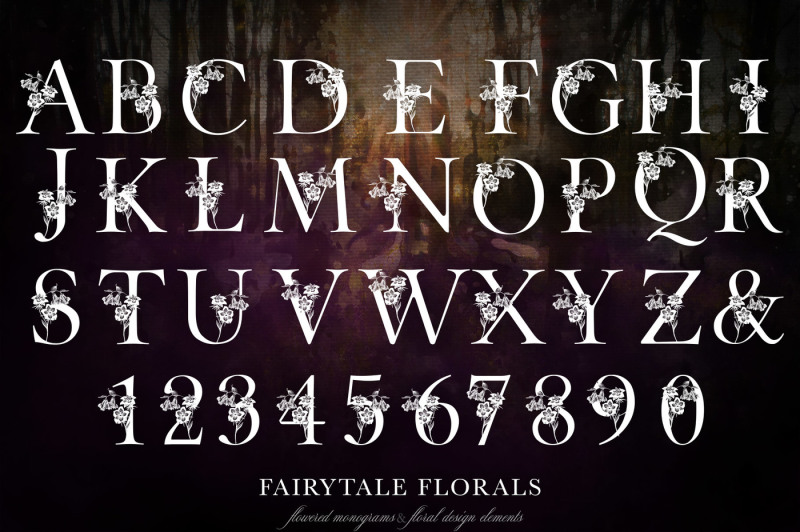 fairytale-florals-monogram-set