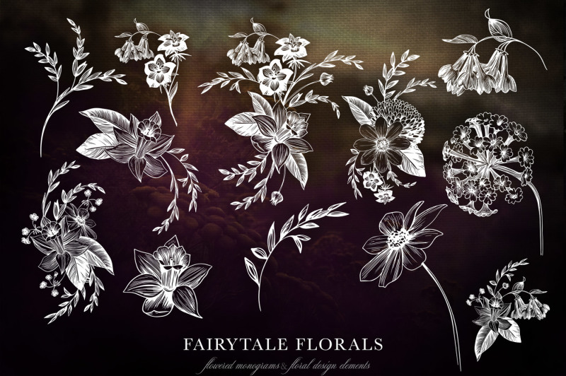 fairytale-florals-monogram-set
