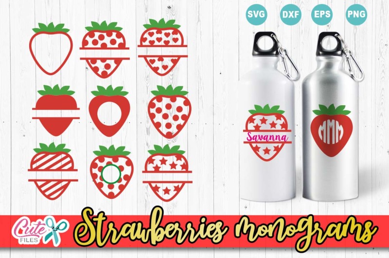strawberries-monograms-summer-monogram-set