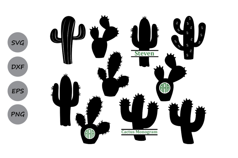 cactus-svg-cactus-monogram-svg-cactus-silhouette-cactus-cutfiles