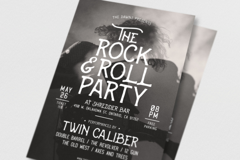 rock-and-roll-music-flyer