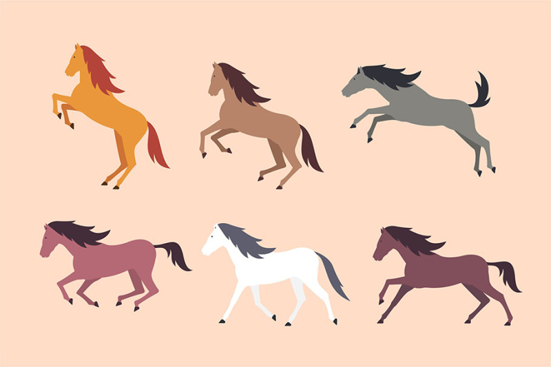 set-of-horses