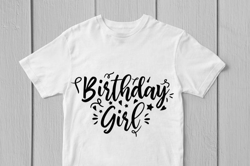 Birthday Girl - Svg Cut File By CoralCuts | TheHungryJPEG
