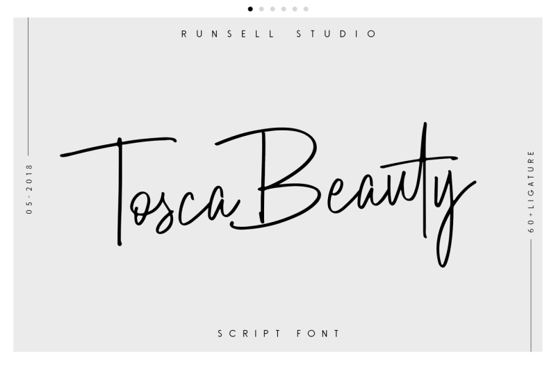 tosca-beauty-handwrittern-font