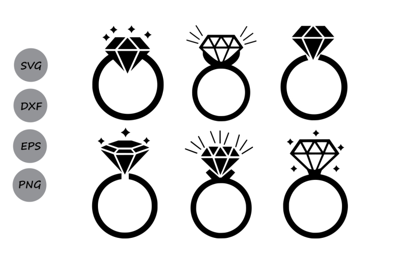 Free Free 186 Diamond Wedding Ring Svg SVG PNG EPS DXF File