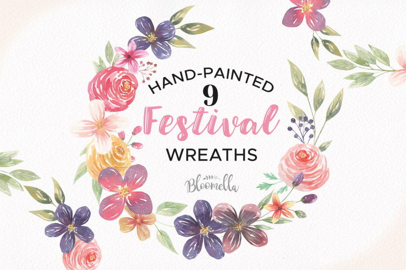 festival-flower-wreaths-floral-garlands-summer-wedding-clipart