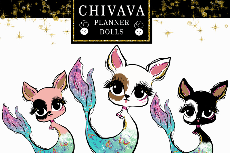 chivava-mermaid-dolls-clipart