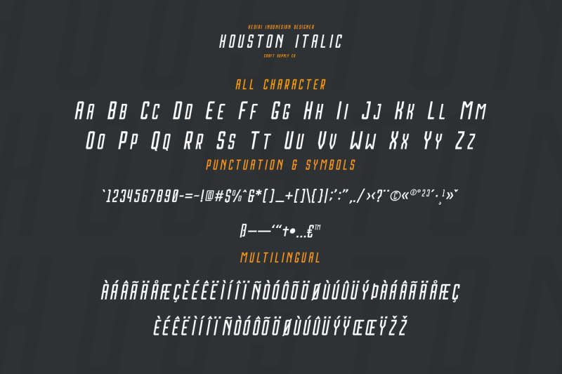 houston-italic-font-family