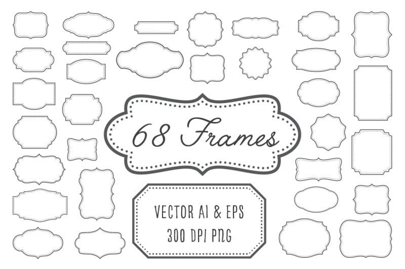vintage-frames-labels-badges