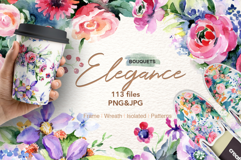 elegance-bouquets-png-watercolor-set