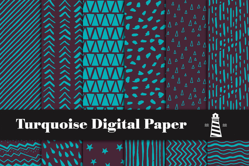 turquoise-digital-paper