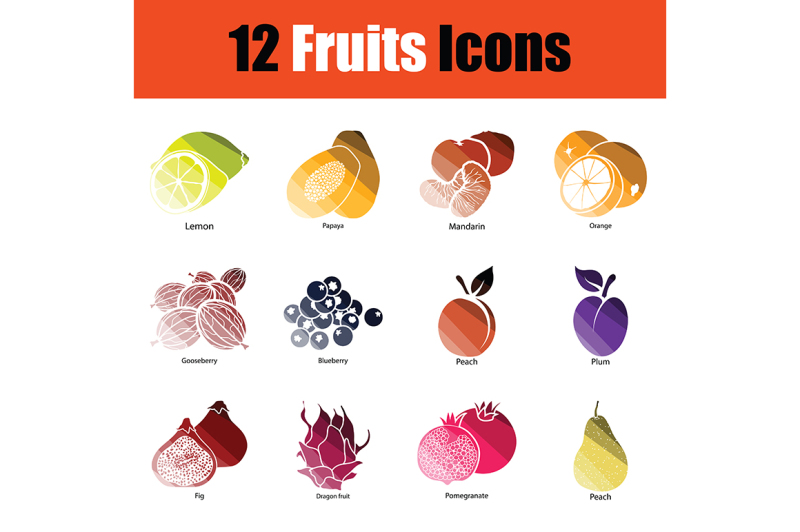 fruit-icon-set