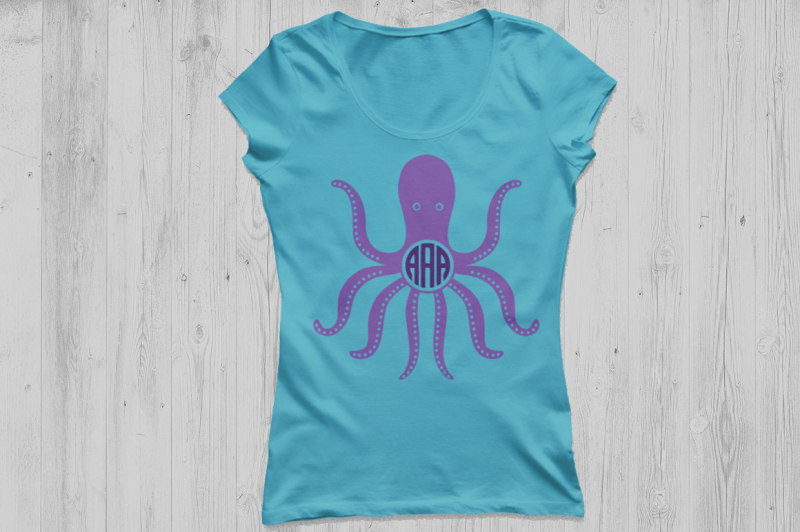 Download Octopus SVG, octopus monogram svg, nautical svg, octopus ...