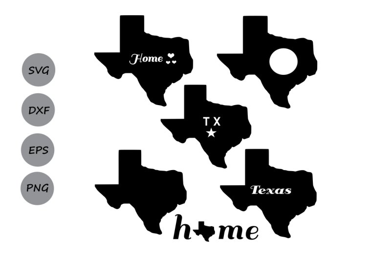 Texas SVG, Texas Svg Monogram, State Svg, Texas Silhouette. By