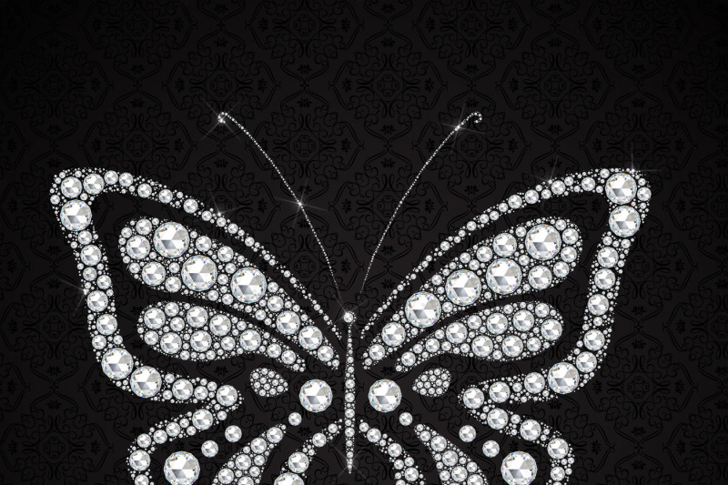10-real-diamond-butterfly-clip-arts