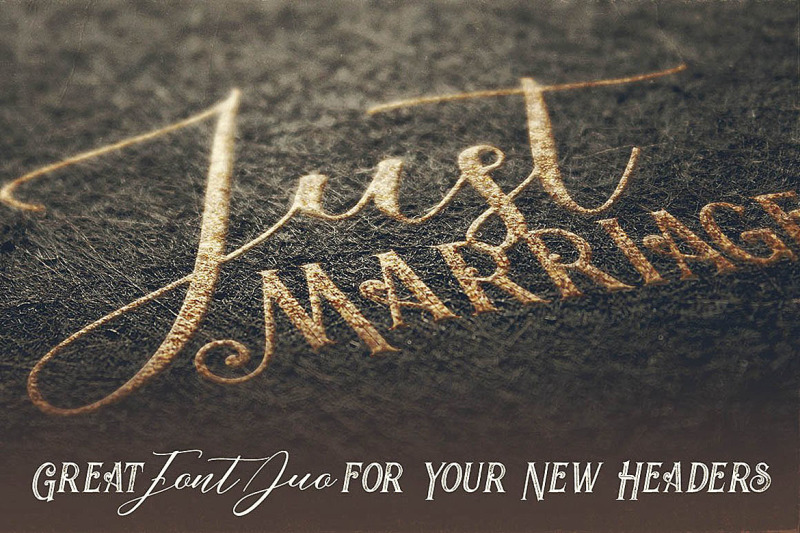 just-marriage-font-duo