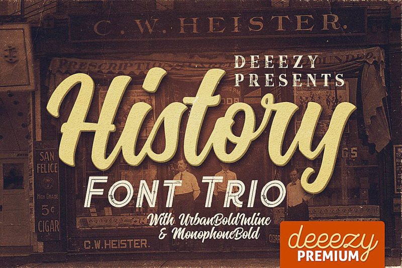 history-font-trio