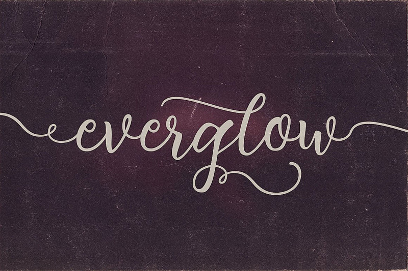 everglow-script-font-duo