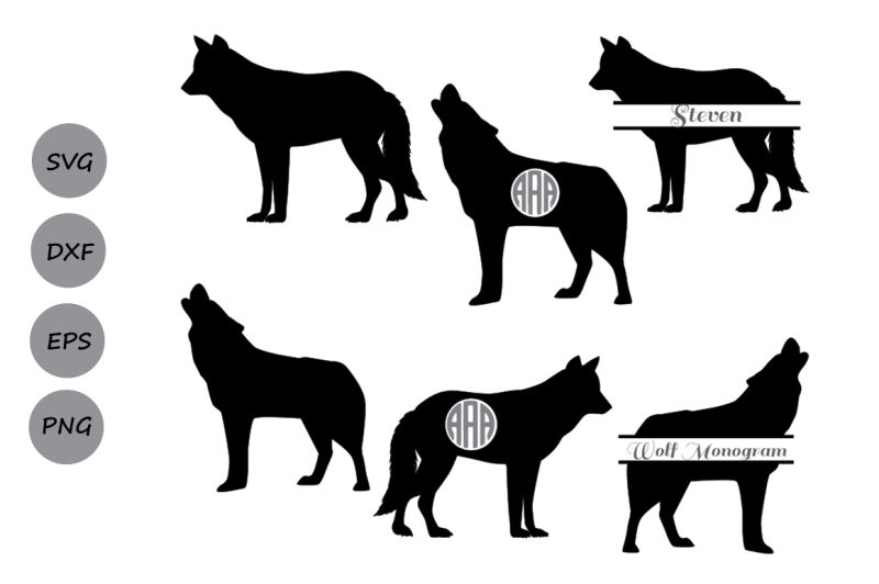 wolf-svg-wolf-monogram-svg-dog-svg-animal-svg-tribal-svg