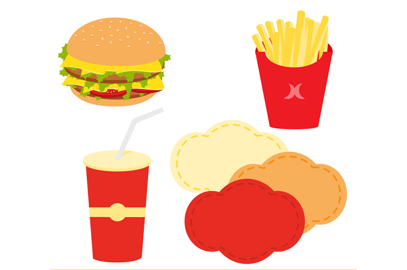 burger-digital-paper-fast-food-pattern-hamburger-pattern-background