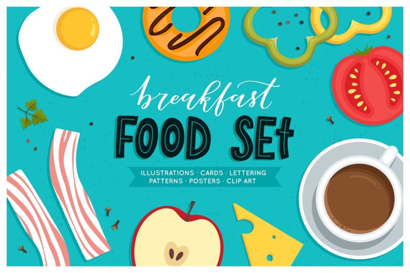 breakfast-food-set