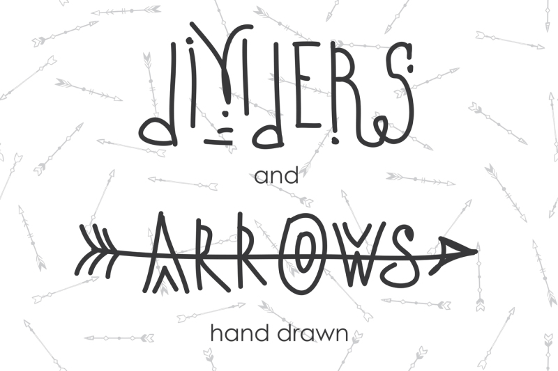 set-of-tribal-arrows-and-dividers