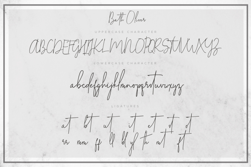Bath Oliver Script By Chocotype | TheHungryJPEG