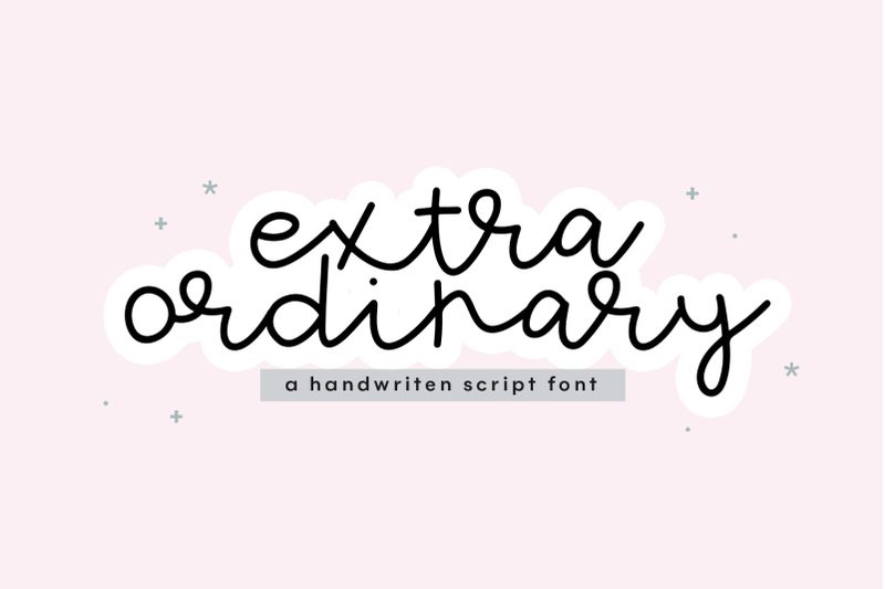 extraordinary-a-script-font