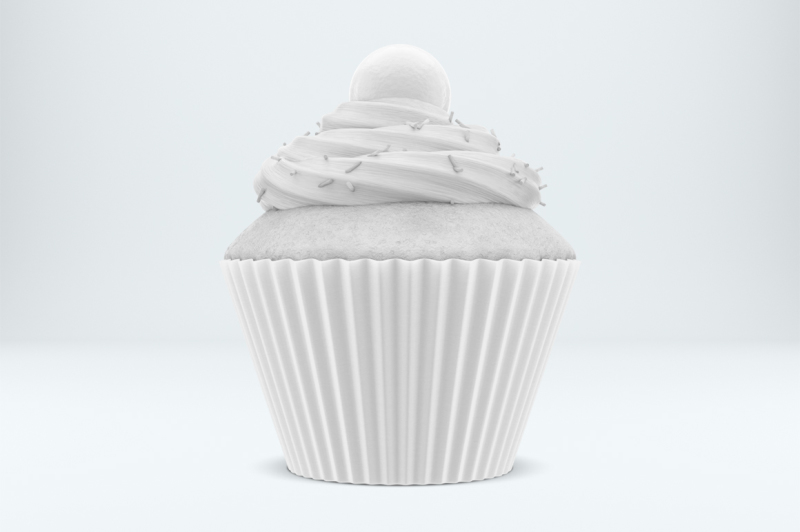 Download Cupcake mockup. Product place. PSD object mockup. By NatalyDesign | TheHungryJPEG.com