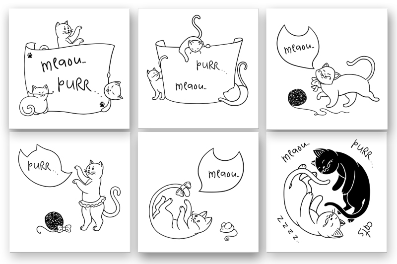 cats-clipart-collection
