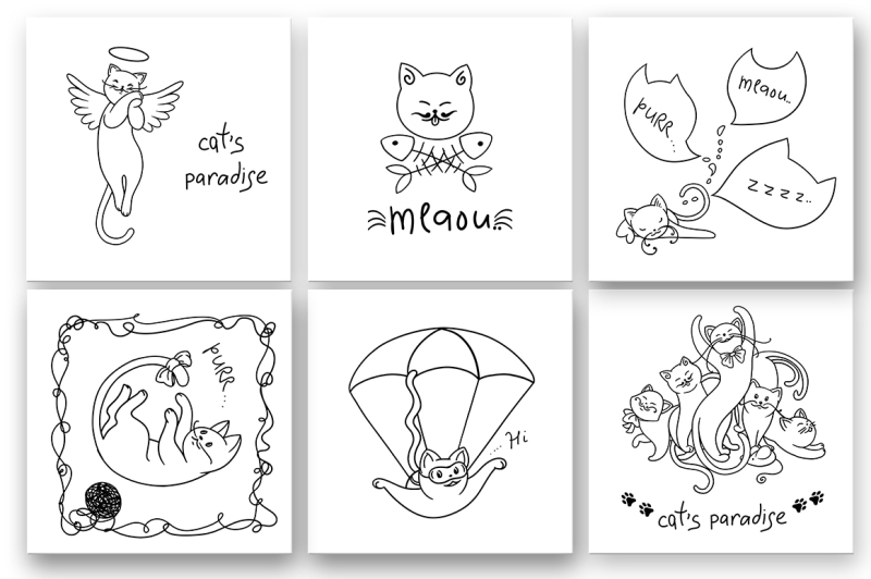 cats-clipart-collection