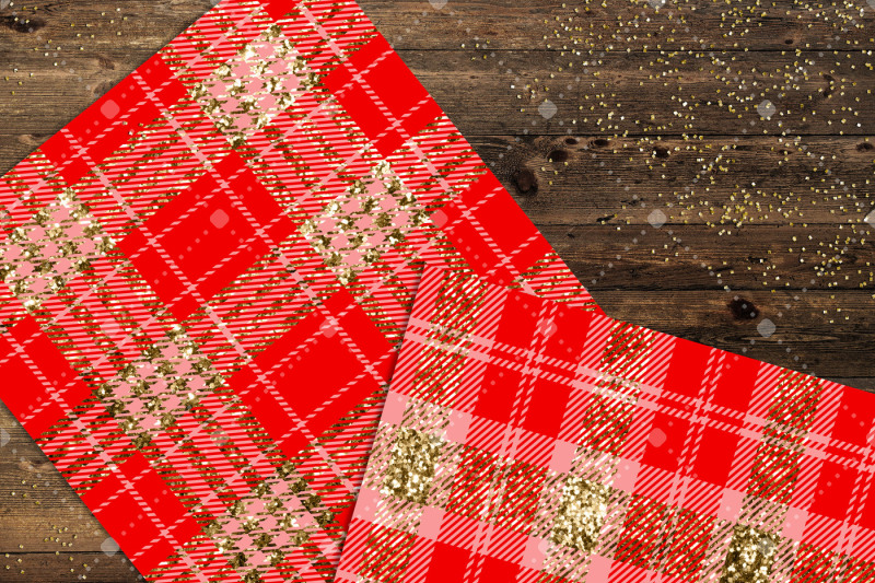 16-luxury-gold-and-red-glitter-plaid-tartan-digital-papers