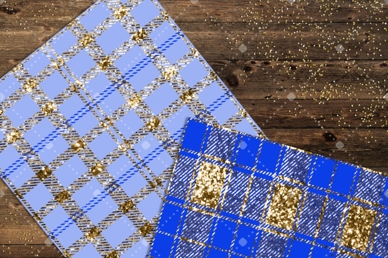 16-luxury-gold-and-royal-blue-glitter-plaid-tartan-digital-papers