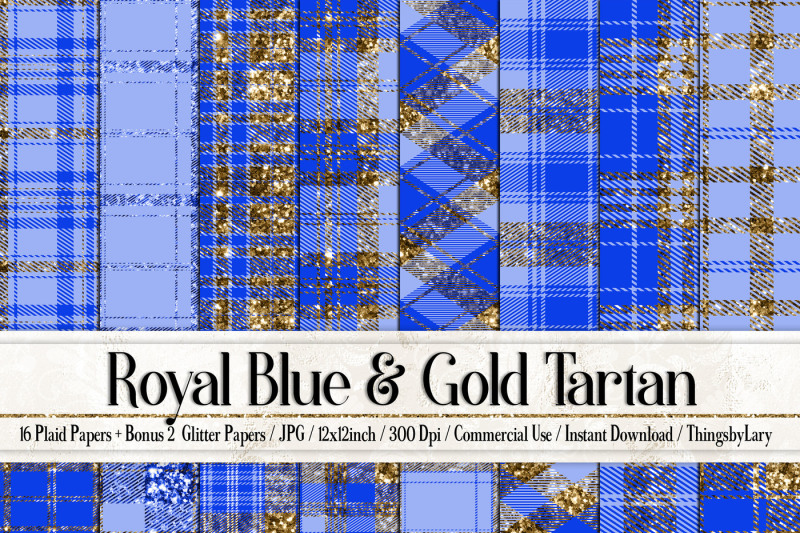16-luxury-gold-and-royal-blue-glitter-plaid-tartan-digital-papers