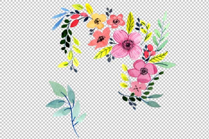 wildflower-colorful-iris-png-watercolor-set