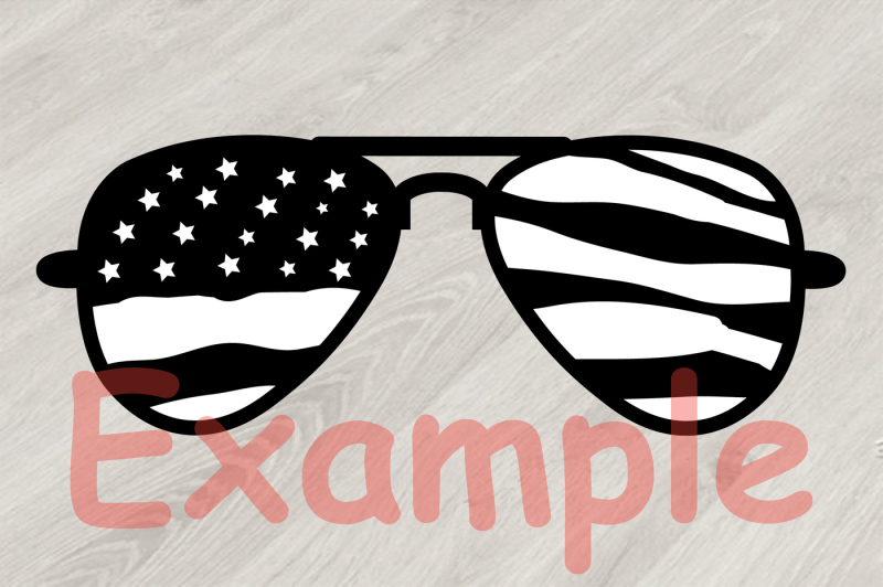 Download Cow USA Flag Glasses Silhouette SVG 4th July 833S By ...