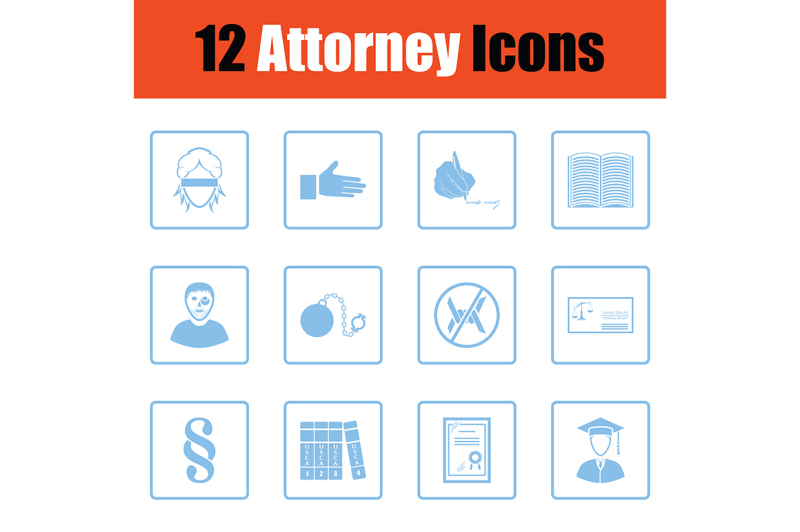 set-of-attorney-icons
