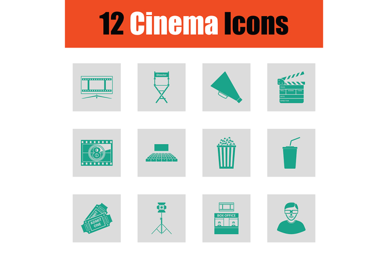 set-of-cinema-icons