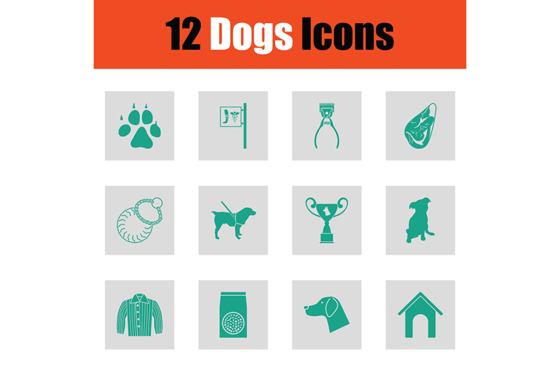 dogs-icon-set