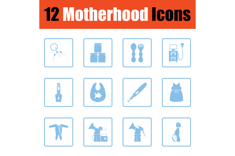 motherhood-icon-set