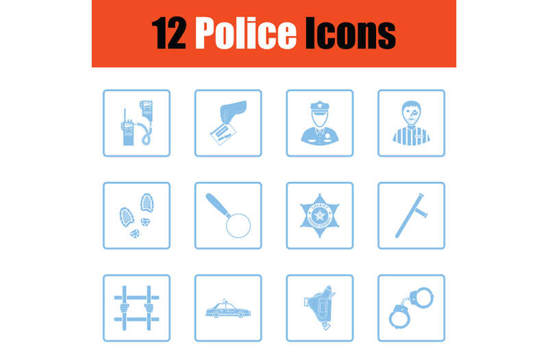 set-of-police-icons