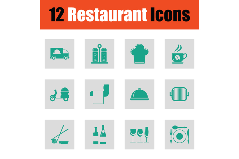 restaurant-icon-set