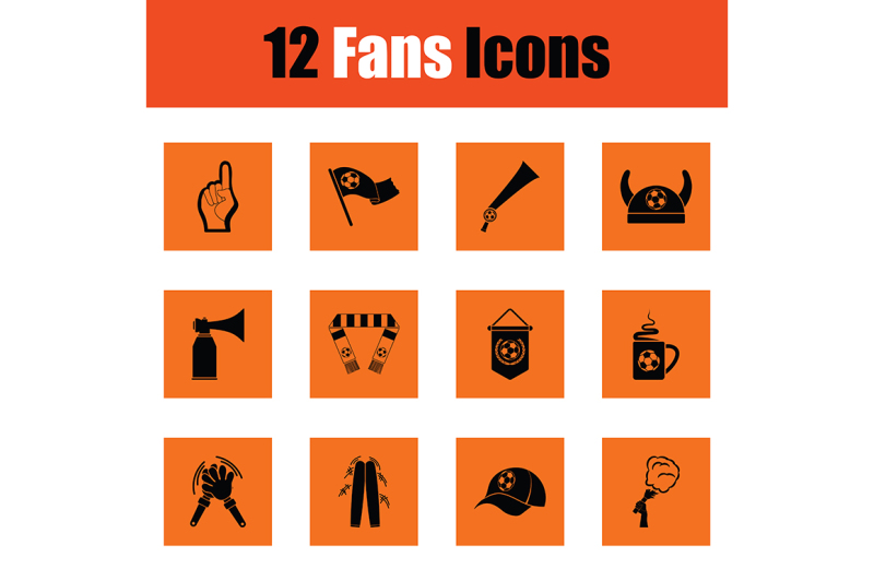 set-of-soccer-fans-icons