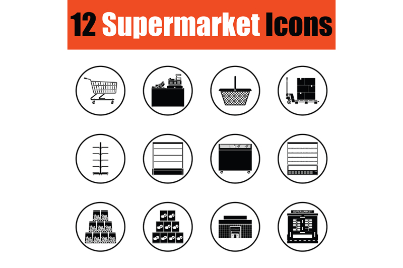 supermarket-icon-set