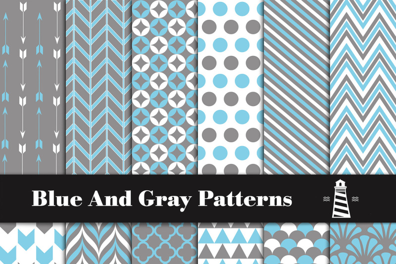 blue-and-gray-digital-paper-gray-blue-papers-blue-patterns